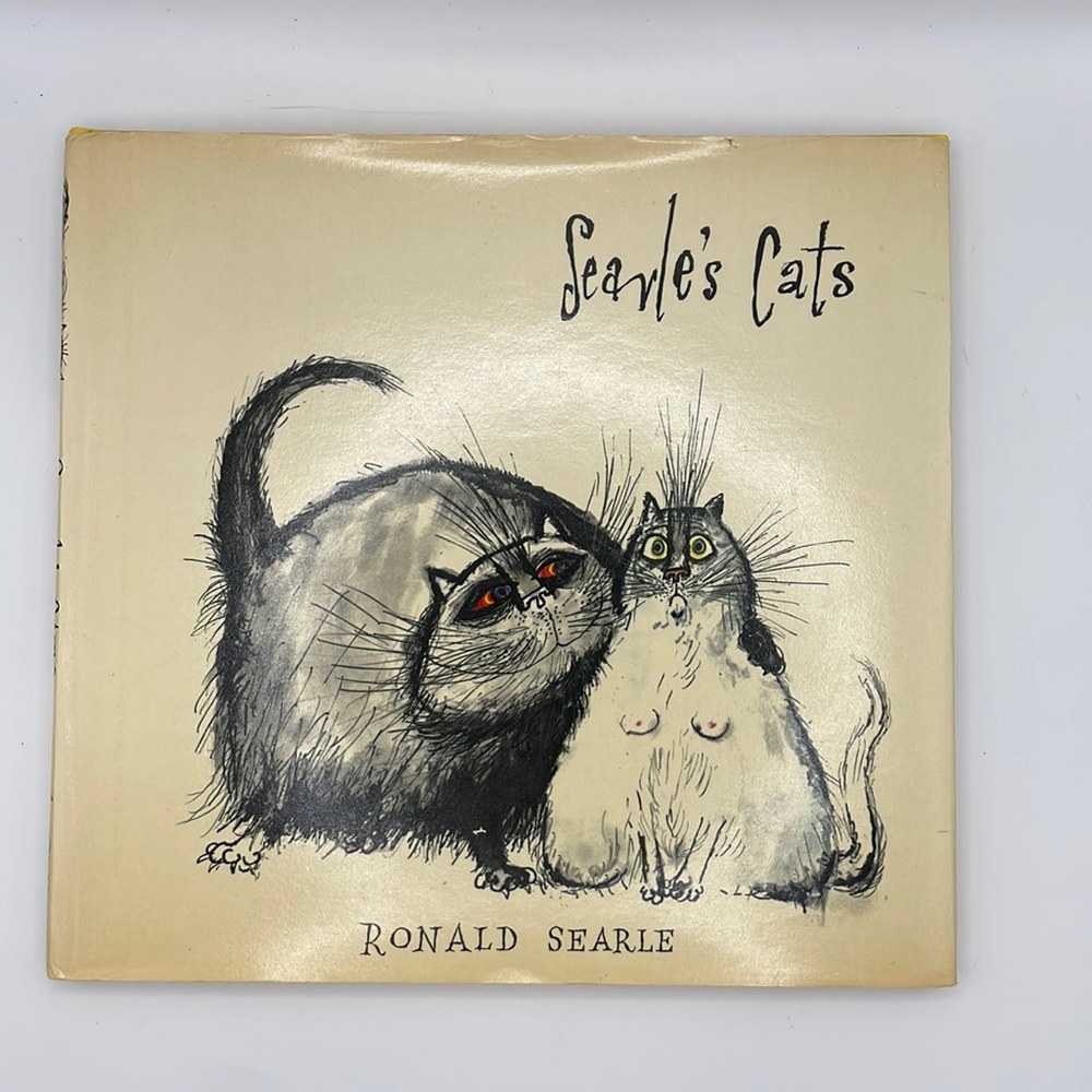 1967 Fifth Printing Searle's Cats by Ronald Searle Harcover
Dust Jacket